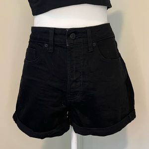 High-Rise Straight Shorts